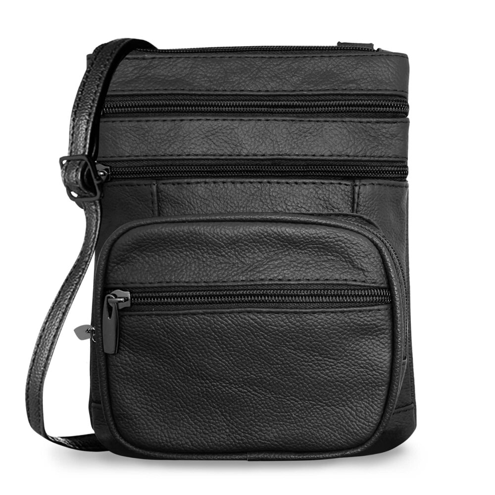 7338 Crossbody Bags Shoulder Sling Bag Black